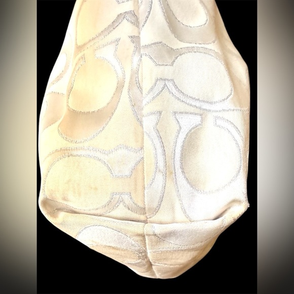 Coach Poppy Limited Edition Signature Sateen Glam Tote Bag - Picture 6 of 12